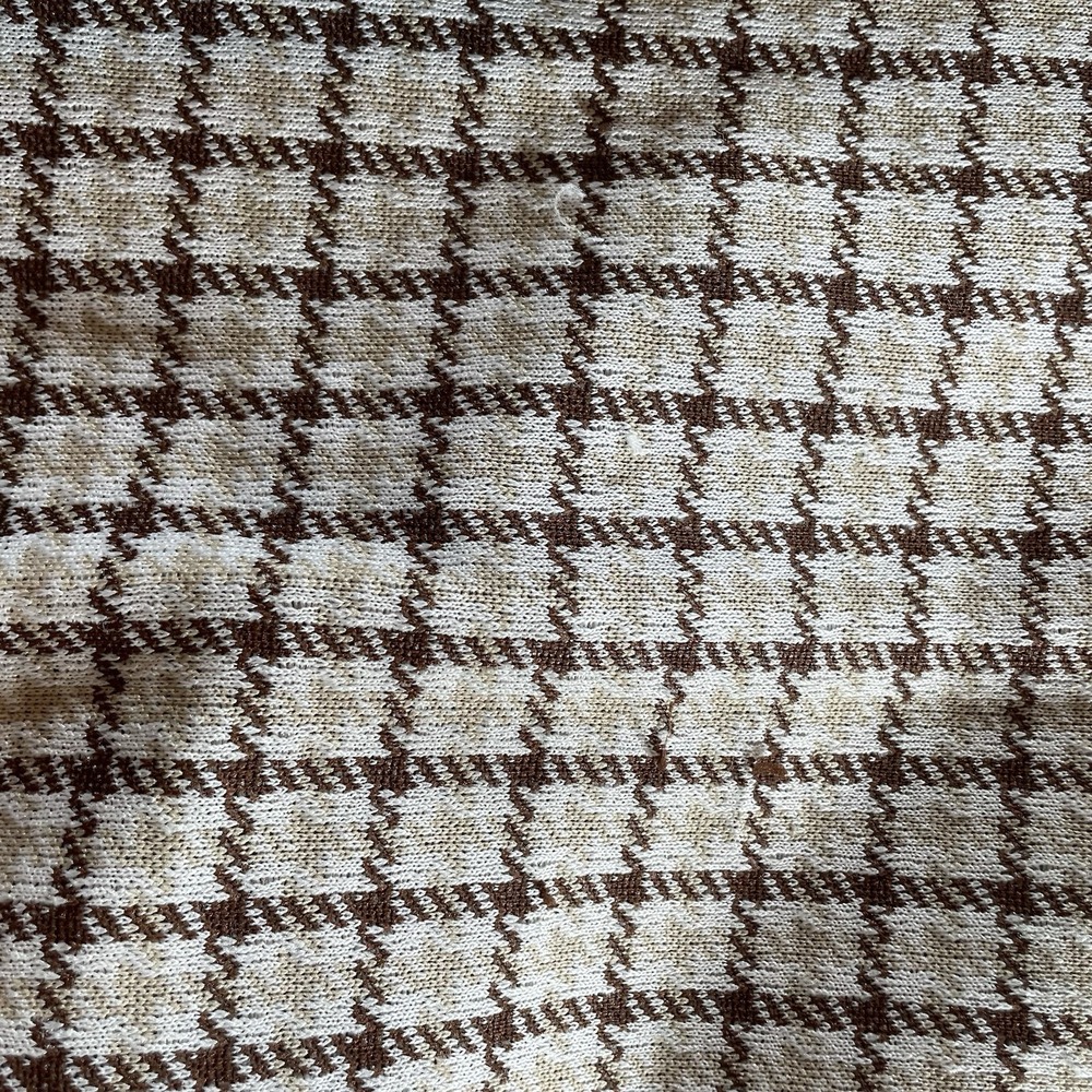 Dickies Dress Pants Brown Houndstooth pattern wide leg Sz 18 70s Retro Academia - Picture 11 of 11